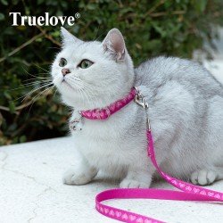 Collier et laisse pour chat Truelove CUTE