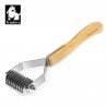 Brosse chien poils morts bambou