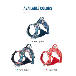 Harnais pour chien Truelove Country + FLOWER CORDURA - TLH5656