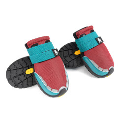2 Chaussures Respirantes et Réfléchissantes pour Chien avec Semelle en Caoutchouc - TLS4862